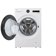 LG人工智能·觅境洗烘一体<br>超薄机身 360°速净喷淋<br>14/8Kg 云雾白, 前开式, FF14CJ0C, thumbnail 2