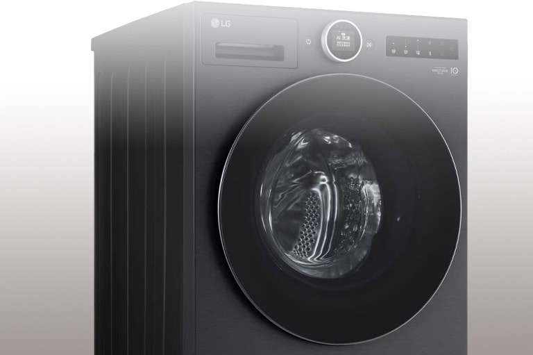 它显示了洗衣机的外观。