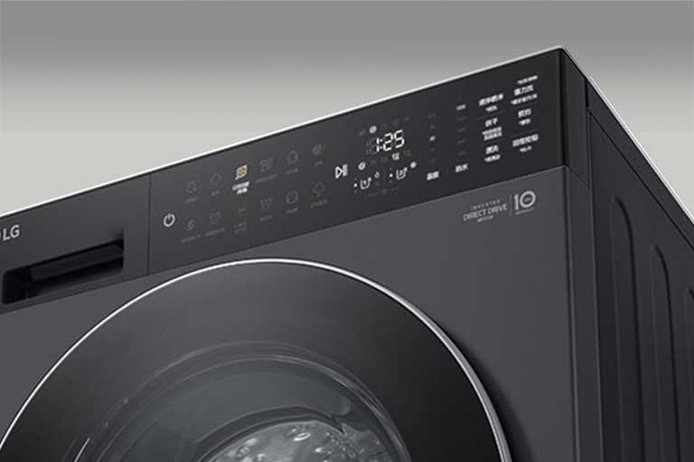 它显示了洗衣机的外观。