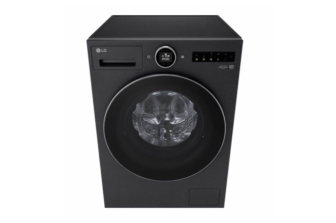 LG人工智能·觅境洗衣机 <br>极简超薄 360°速净喷淋  12Kg暮云黑, 右侧, FA12DA2C, thumbnail 3