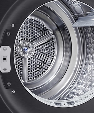 LG 烘干机的不锈钢滚筒。