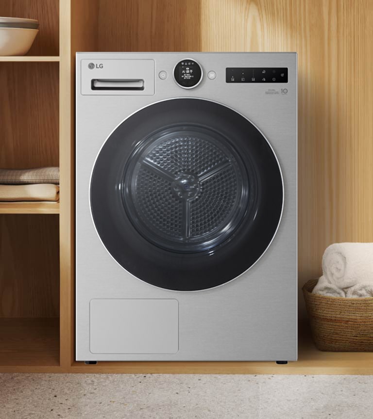 AI dry 循环能够检测织物类型并感应到残留水分含量。