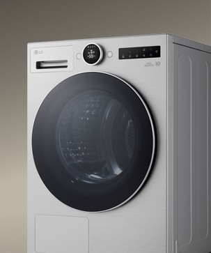 LG 烘干机的钢钻玻璃门。