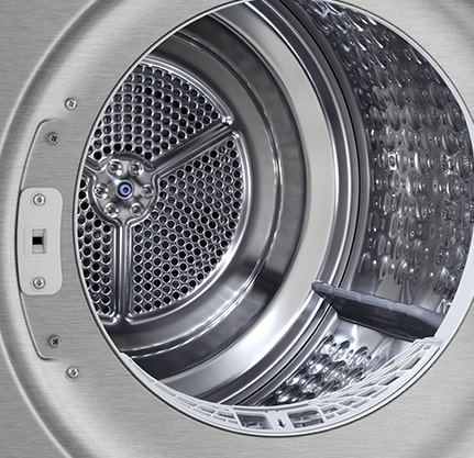 LG 烘干机的不锈钢滚筒。