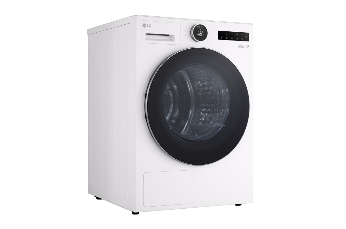 LG AI双变频热泵·觅境干衣机Turbo速烘10Kg 晨露白, 左侧, RH10X75V2N, thumbnail 4