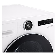 LG AI双变频热泵·觅境干衣机Turbo速烘10Kg 晨露白, 旋钮式窗口显示屏详情, RH10X75V2N, thumbnail 3