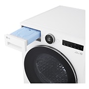 LG AI双变频热泵·觅境干衣机Turbo速烘10Kg 晨露白, 顶视图, RH10X75V2N, thumbnail 8