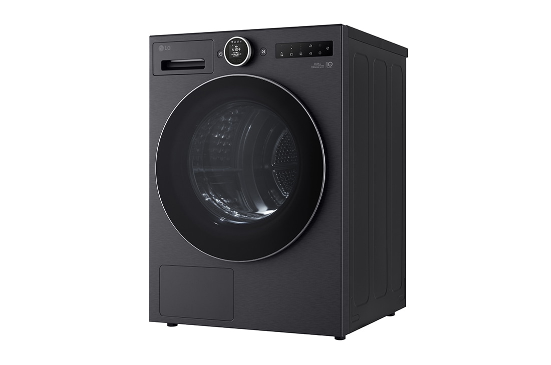 LGAI双变频热泵·觅境干衣机Turbo速烘10Kg 暮云黑, 右侧, RH10X76V2N, thumbnail 6