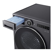 LGAI双变频热泵·觅境干衣机Turbo速烘10Kg 暮云黑, 顶视图, RH10X76V2N, thumbnail 8