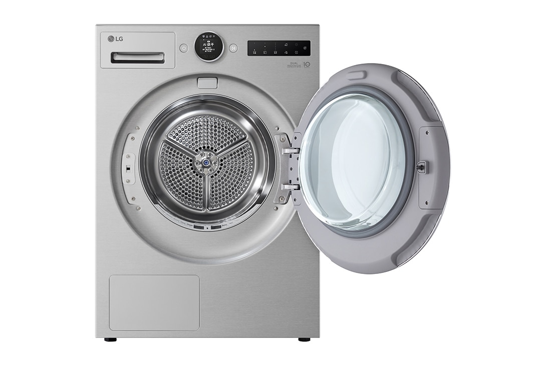 LGAI双变频热泵·觅境干衣机<br>Turbo速烘大容量10Kg 月夜银, 前开式, RH10X77V2N, thumbnail 2