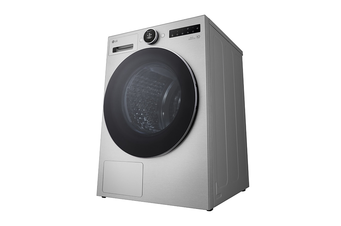 LGAI双变频热泵·觅境干衣机<br>Turbo速烘大容量10Kg 月夜银, 顶视图, RH10X77V2N, thumbnail 10