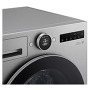 LGAI双变频热泵·觅境干衣机<br>Turbo速烘大容量10Kg 月夜银, 旋钮式窗口显示屏详情, RH10X77V2N, thumbnail 4