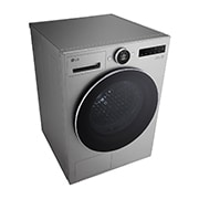LGAI双变频热泵·觅境干衣机<br>Turbo速烘大容量10Kg 月夜银, 顶左视图, RH10X77V2N, thumbnail 7