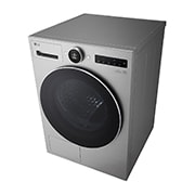 LGAI双变频热泵·觅境干衣机<br>Turbo速烘大容量10Kg 月夜银, 顶右视图, RH10X77V2N, thumbnail 9