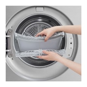 LGAI双变频热泵·觅境干衣机<br>Turbo速烘大容量10Kg 月夜银, 详细图, RH10X77VEN, thumbnail 16