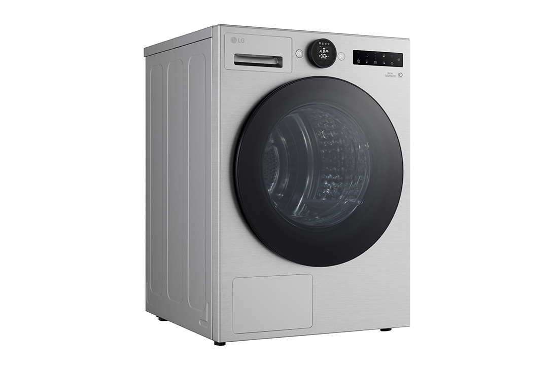 LGAI双变频热泵·觅境干衣机<br>Turbo速烘大容量10Kg 月夜银, 左侧, RH10X77VEN, thumbnail 6