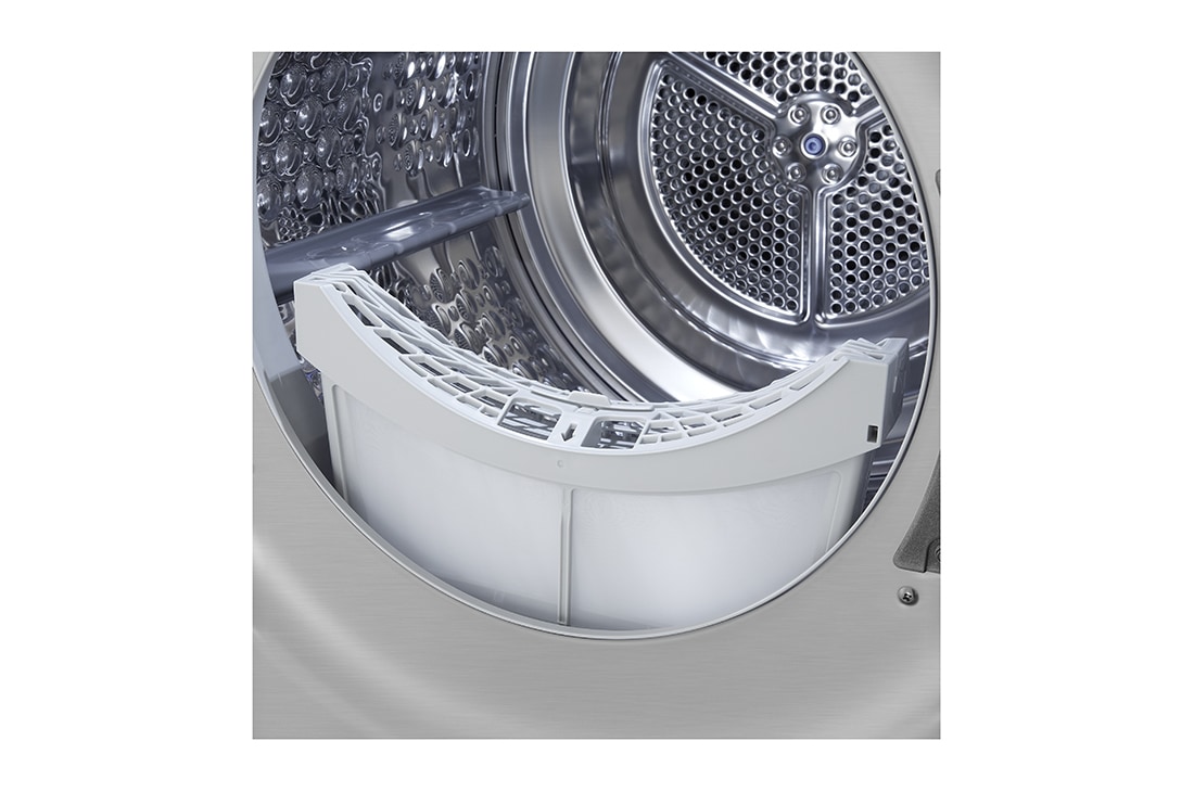 LGAI双变频热泵·觅境干衣机<br>Turbo速烘大容量10Kg 月夜银, 滚筒详情, RH10X77VEN, thumbnail 14