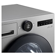 LGAI双变频热泵·觅境干衣机<br>Turbo速烘大容量10Kg 月夜银, 旋钮式窗口显示屏详情, RH10X77VEN, thumbnail 4