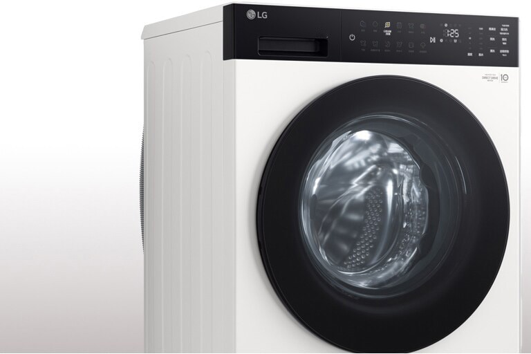 它显示了洗衣机的外观。