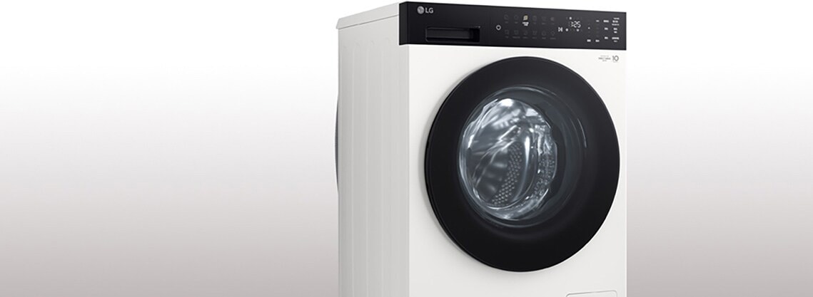 它显示了洗衣机的外观。