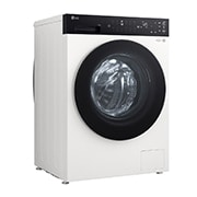 LG 6种智能手洗·觅境洗衣机 <br>纯平超薄 10Kg 晨露白, 45°左侧, FLM10Y2CE, thumbnail 6