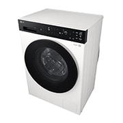 LG 6种智能手洗·觅境洗衣机 <br>纯平超薄 10Kg 晨露白, 俯视, FLM10Y2CE, thumbnail 9