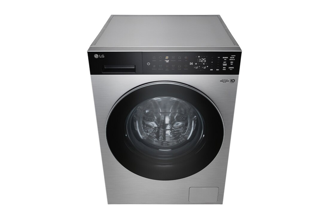 LG人工智能·觅境洗衣机 <br>极简超薄  10Kg月夜银, 俯视, FY10EK2E, thumbnail 3