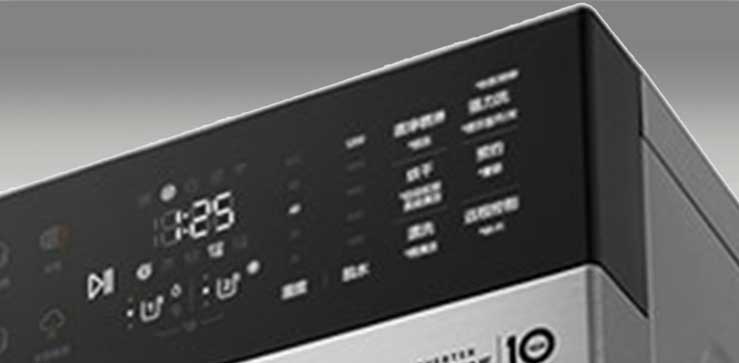 它显示了洗衣机的外观。