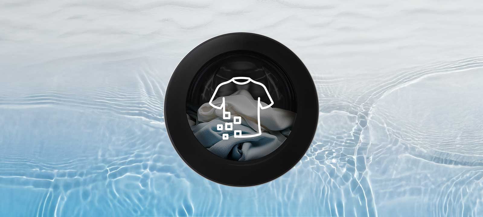 以海浪元素为背景的图片展示了微塑料排放量可最多减少 60%