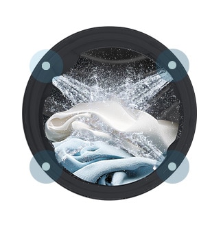 图片展示了强劲水流带来彻底清洁