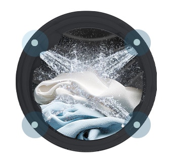 图片展示了强劲水流带来彻底清洁