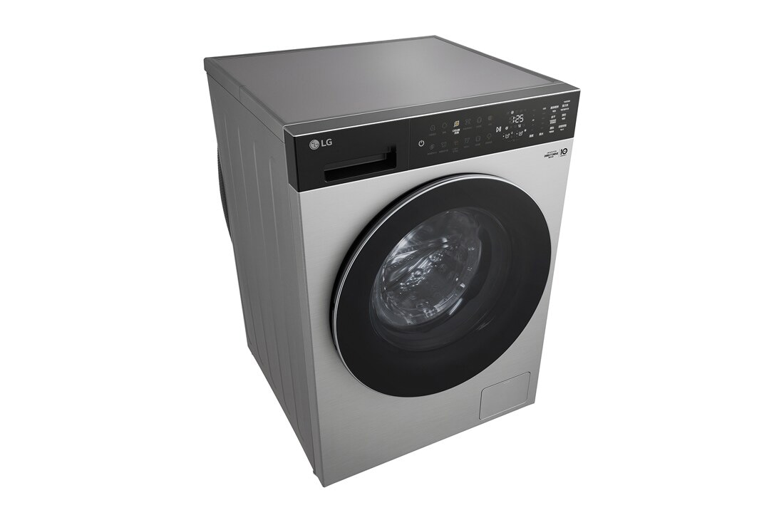 LG人工智能·觅境洗衣机 <br>极简超薄 360°速净喷淋  12Kg月夜银, 俯视, FF12EK2E, thumbnail 7