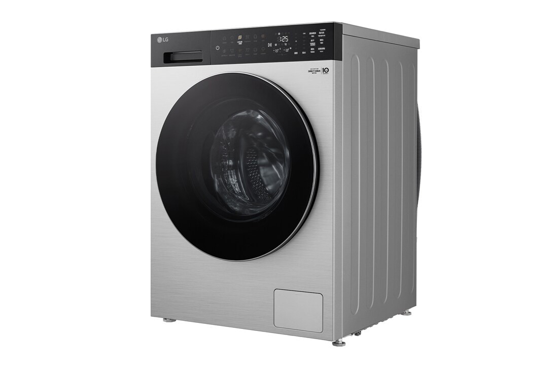 LG人工智能·觅境洗衣机 <br>极简超薄 360°速净喷淋  12Kg月夜银, 45°右侧, FF12EK2E, thumbnail 8