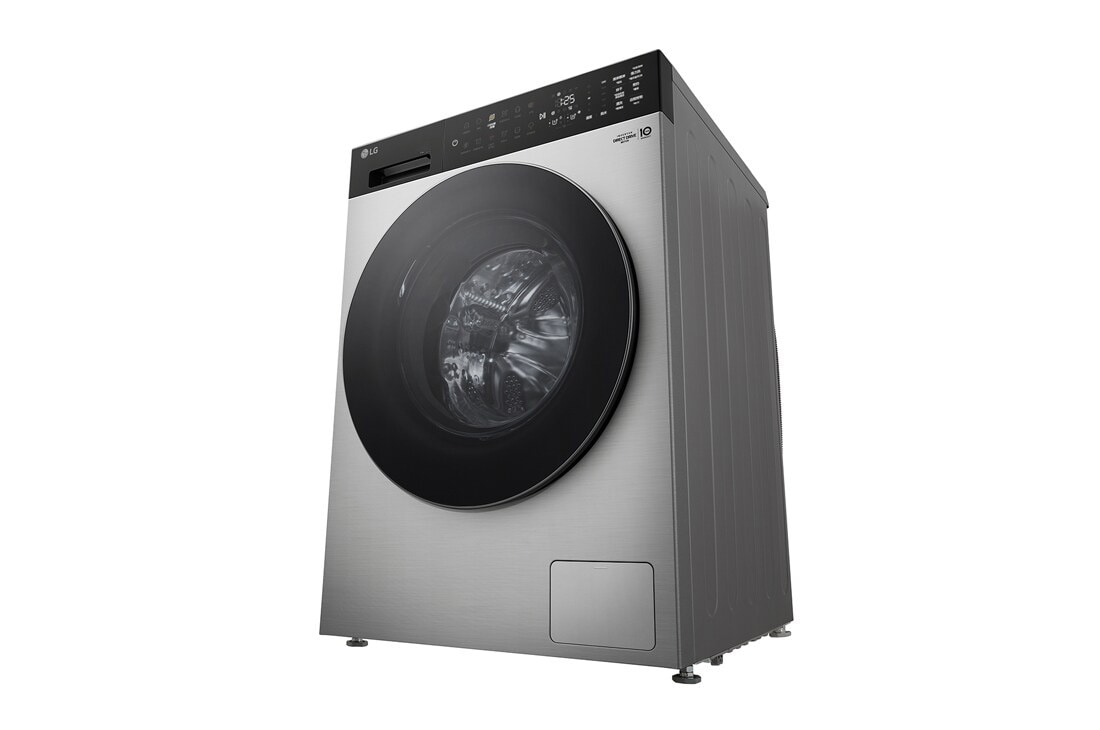 LG人工智能·觅境洗衣机 <br>极简超薄 360°速净喷淋  12Kg月夜银, 仰视, FF12EK2E, thumbnail 10