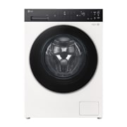 LG人工智能·觅境洗衣机 <br>极简超薄 360°速净喷淋  12Kg 晨露白 , 正面, FCK12D2CE, thumbnail 1