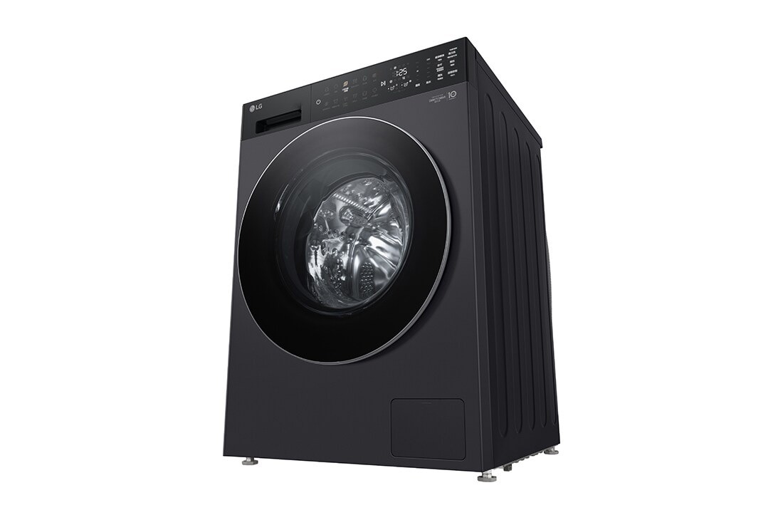 LG人工智能·觅境洗衣机 <br>极简超薄 360°速净喷淋  12Kg暮云黑, 仰视, FF12DK2E, thumbnail 10