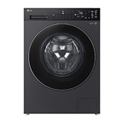 LG人工智能·觅境洗衣机 <br>极简超薄 360°速净喷淋  12Kg暮云黑, 正面, FF12DK2E, thumbnail 1