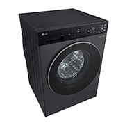 LG人工智能·觅境洗衣机 <br>极简超薄 360°速净喷淋  12Kg暮云黑, 俯视, FF12DK2E, thumbnail 7