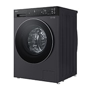 LG人工智能·觅境洗衣机 <br>极简超薄 360°速净喷淋  12Kg暮云黑, 45°右侧, FF12DK2E, thumbnail 8