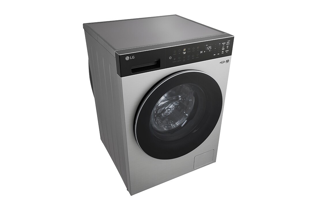 LG人工智能·觅境洗衣机 <br>极简超薄 360°速净喷淋  10Kg月夜银, 俯视, FD12EK2E, thumbnail 7