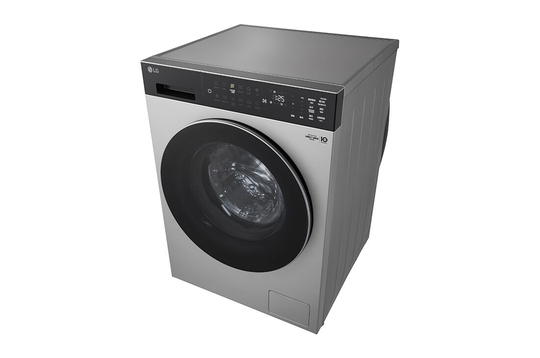 LG人工智能·觅境洗衣机 <br>极简超薄 360°速净喷淋  10Kg月夜银, 俯视, FD12EK2E, thumbnail 9