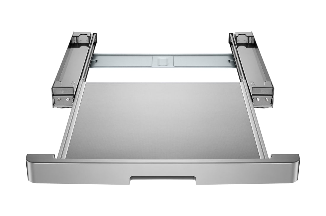 LG 洗烘套装专属固定架 连接抽屉 钛空银, 正视图打开, DK1S, thumbnail 2