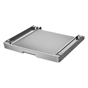 LG 洗烘套装专属固定架 连接抽屉 钛空银, 侧视图, DK1S, thumbnail 3