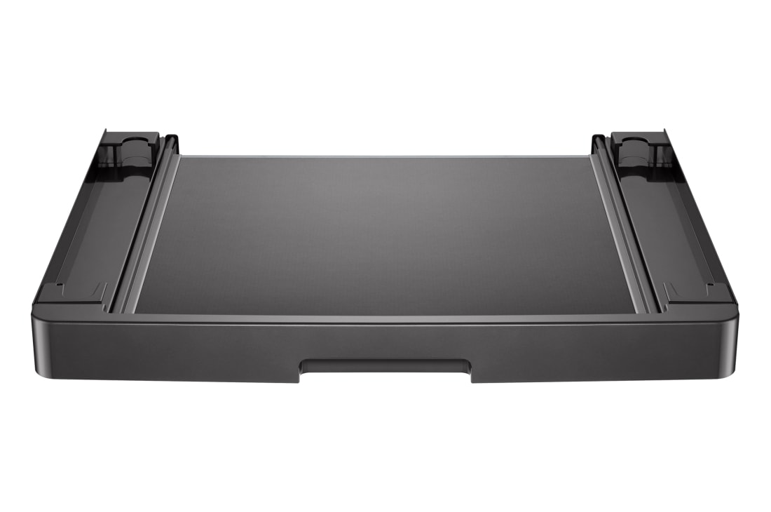 LG 洗烘套装专属连接抽屉 曜岩黑, 正视图, DK1E