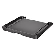 LG 洗烘套装专属固定架 连接抽屉 曜岩黑, 侧视图, DK1E, thumbnail 3