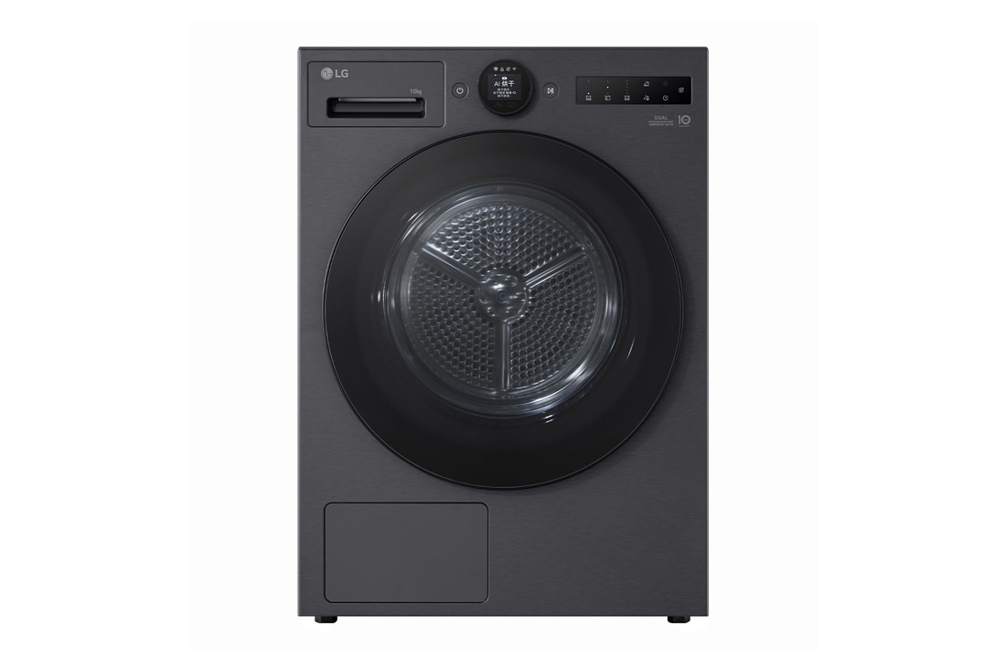 LGAI双变频热泵·觅境干衣机Turbo速烘10Kg 暮云黑, font size, RH10X76VEN