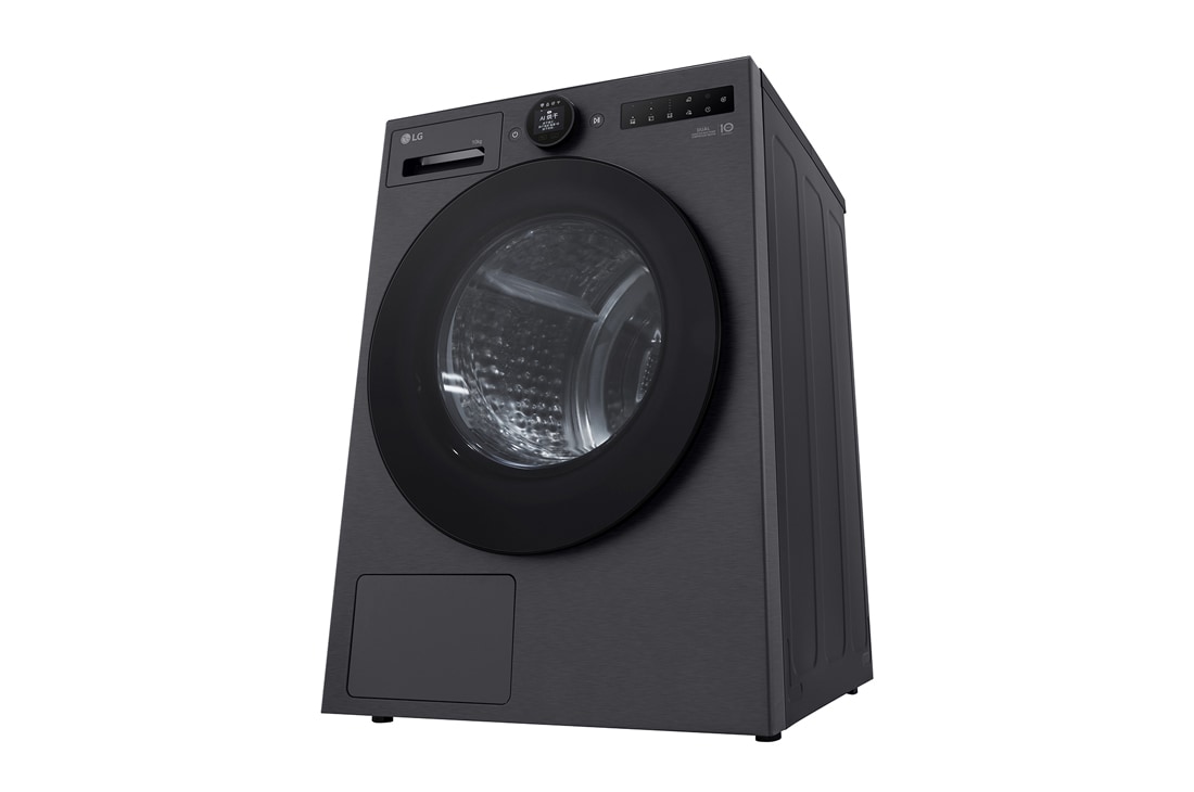 LGAI双变频热泵·觅境干衣机Turbo速烘10Kg 暮云黑, side view, RH10X76VEN, thumbnail 11