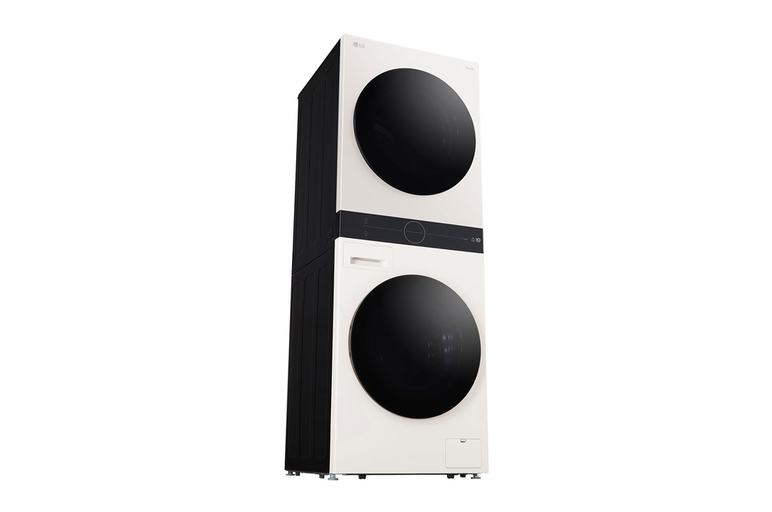 LG人工智能·WashTower洗烘塔<br>洗丨干一体机 Objet collection 奂然 <br>13Kg+10Kg 玉石白, 侧面, FN23GQH, thumbnail 12