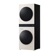 LG人工智能·WashTower洗烘塔<br>洗丨干一体机 Objet collection 奂然 <br>13Kg+10Kg 玉石白, 侧面, FN23GQH, thumbnail 13