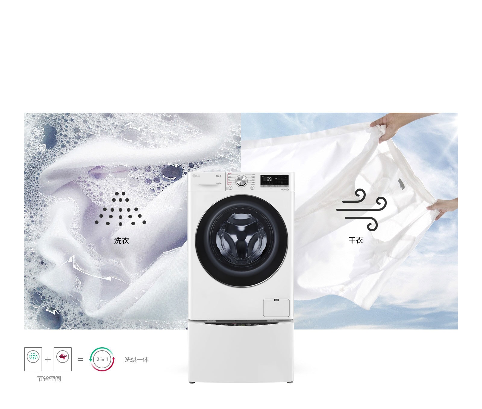 洗衣机干衣机合二为一